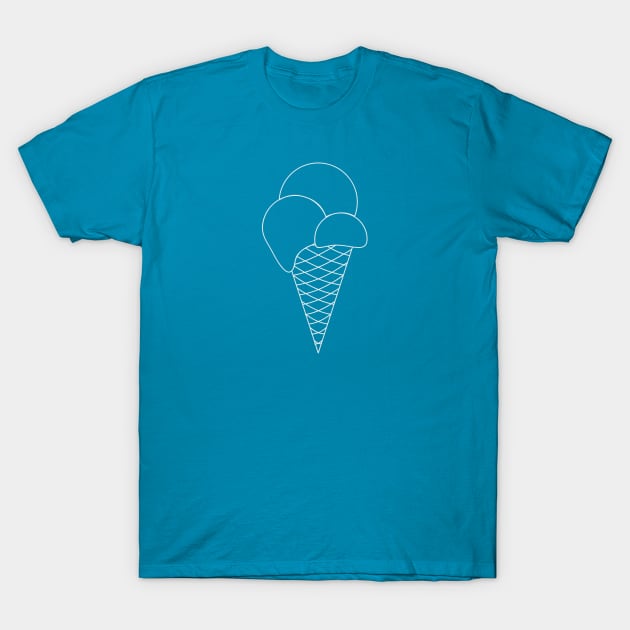 Ice Cream Cone T-Shirt by THP Creative